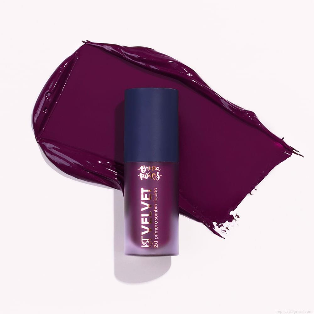 Sombra Líquida e Primer 2x1 Bruna Tavares BT Velvet Grape 6 ml Sombra Líquida e Primer 2x1 Bruna Tavares BT Velvet Grape 6 ml