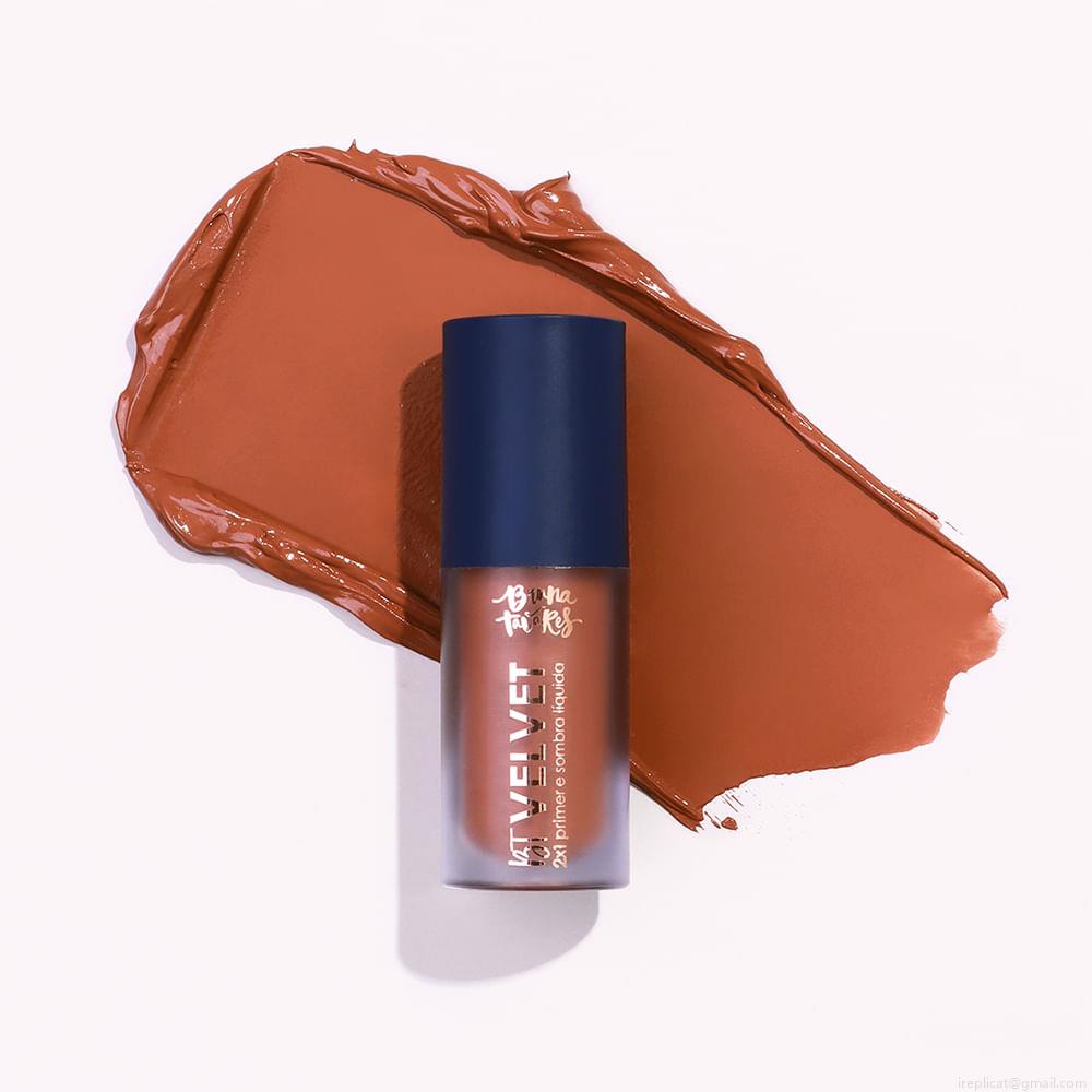 Sombra Líquida e Primer 2x1 Bruna Tavares BT Velvet Toffee 6 ml Sombra Líquida e Primer 2x1 Bruna Tavares BT Velvet Toffee 6 ml