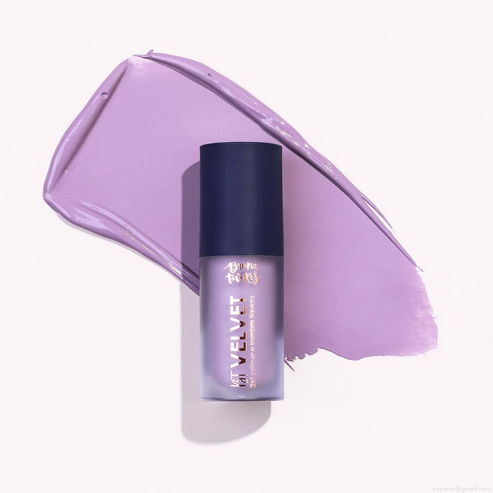 Sombra Líquida e Primer 2x1 Bruna Tavares BT Velvet Lavender 6 ml Sombra Líquida e Primer 2x1 Bruna Tavares BT Velvet Lavender 6 ml