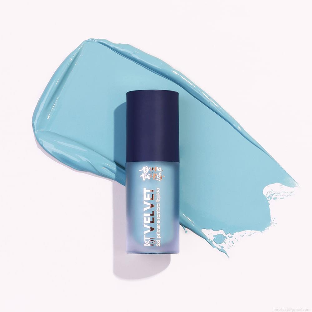 Sombra Líquida e Primer 2x1 Bruna Tavares BT Velvet Mintblue 6 ml Sombra Líquida e Primer 2x1 Bruna Tavares BT Velvet Mintblue 6 ml