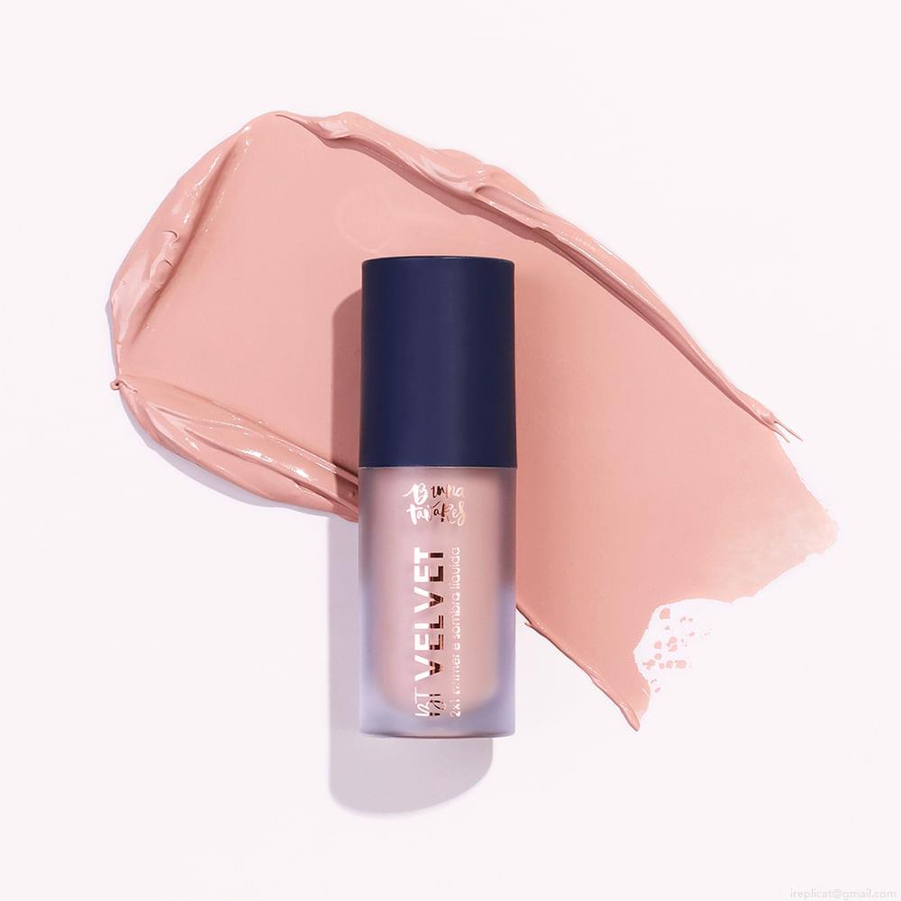 Sombra Líquida e Primer 2x1 Bruna Tavares BT Velvet Pale 6 ml Sombra Líquida e Primer 2x1 Bruna Tavares BT Velvet Pale 6 ml