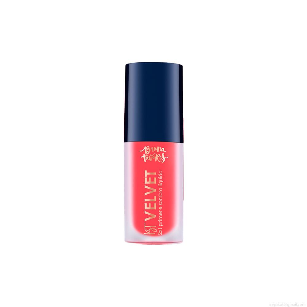 Sombra Líquida e Primer 2x1 Bruna Tavares BT Velvet Coral 6 ml Sombra Líquida e Primer 2x1 Bruna Tavares BT Velvet Coral 6 ml