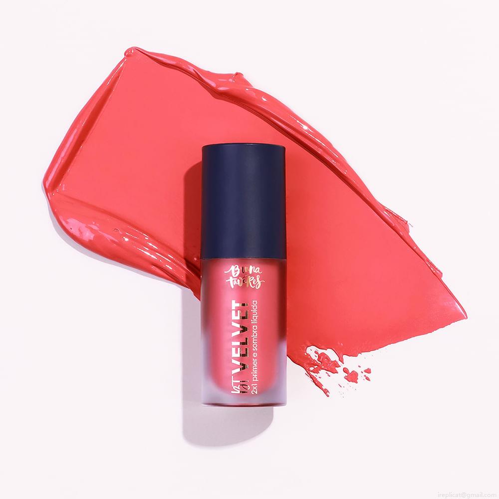 Sombra Líquida e Primer 2x1 Bruna Tavares BT Velvet Coral 6 ml Sombra Líquida e Primer 2x1 Bruna Tavares BT Velvet Coral 6 ml
