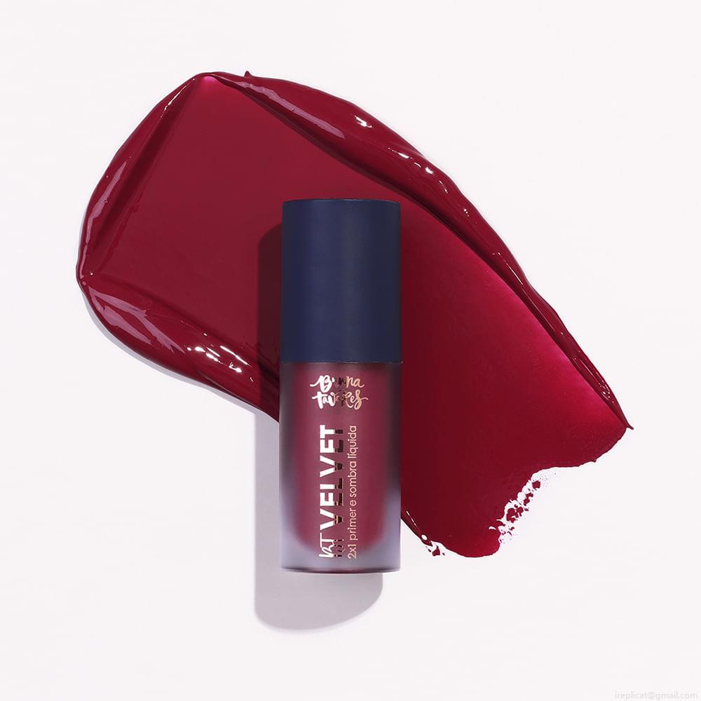 Sombra Líquida e Primer 2x1 Bruna Tavares BT Velvet Cherry 6 ml Sombra Líquida e Primer 2x1 Bruna Tavares BT Velvet Cherry 6 ml