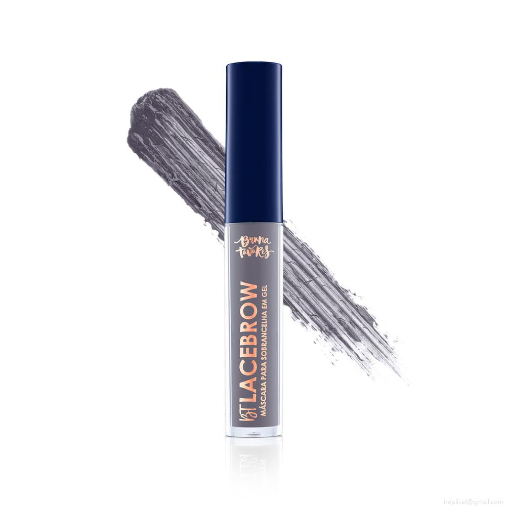 Máscara para Sobrancelhas de Volume À Prova D'Água Bruna Tavares BT LaceBrow Grey 2,5 g Máscara para Sobrancelhas de Volume À Prova D'Água Bruna Tavares BT LaceBrow Grey 2,5 g