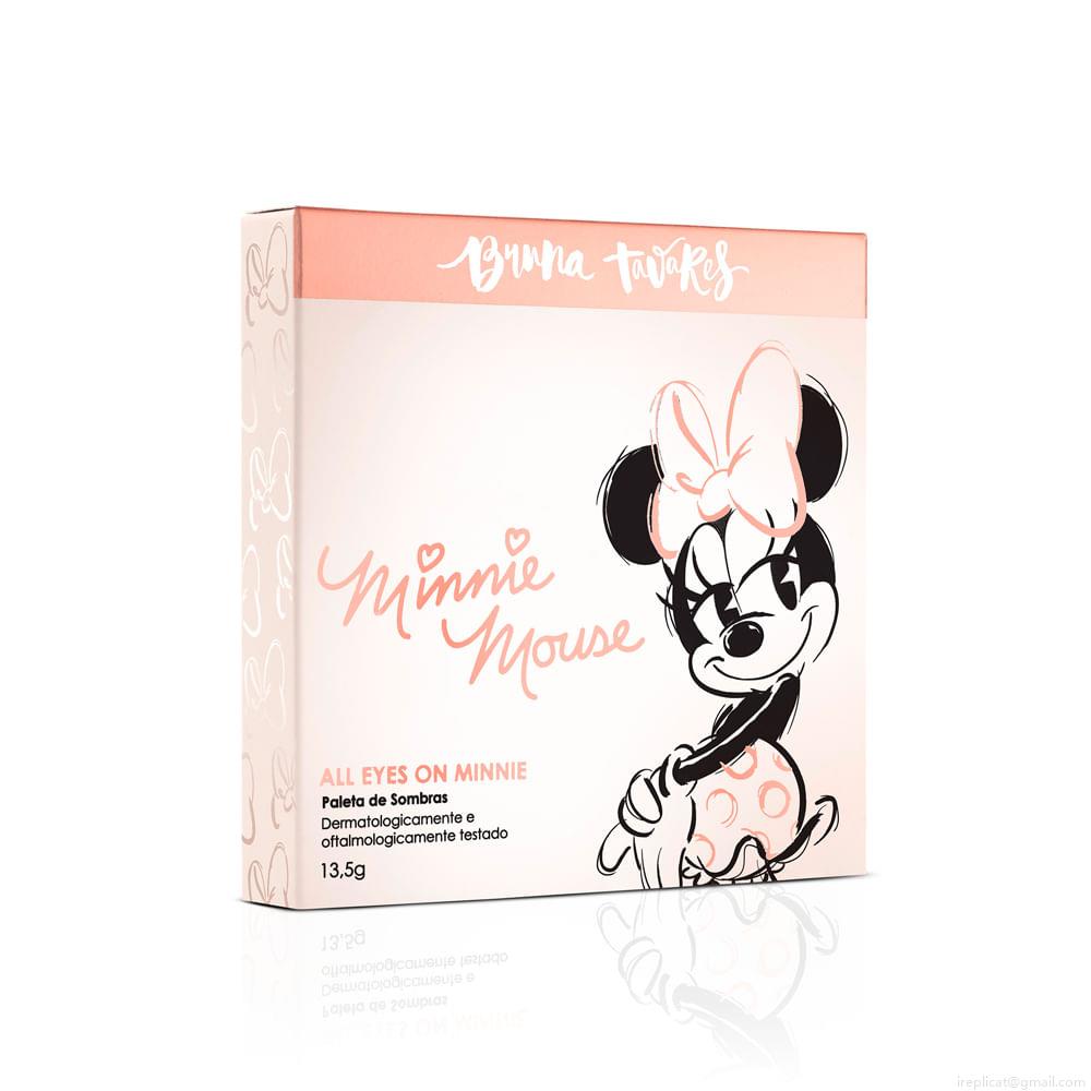 Paleta de Sombras em Pó Compacto Bruna Tavares Minnie Mouse All Eyes On Minnie 14,5 g Paleta de Sombras em Pó Compacto Bruna Tavares Minnie Mouse All Eyes On Minnie 14,5 g