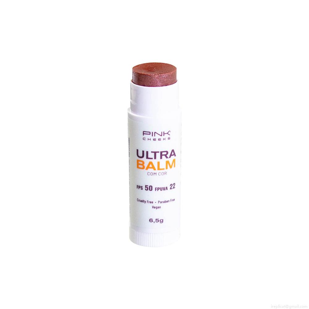 Lip Balm Hidratante Pink Cheeks Ultra Balm FPS 50 FPUVA 22 Be Rose 6,5 g Lip Balm Hidratante Pink Cheeks Ultra Balm FPS 50 FPUVA 22 Be Rose 6,5 g
