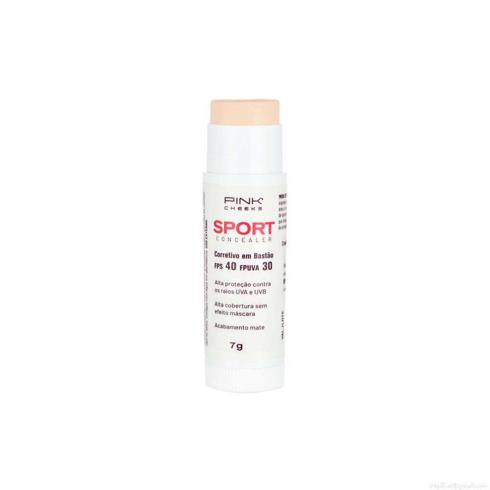 Corretivo em Bastão Cremoso com Protetor Solar B23 Natural Pink Cheeks Sport Concealer FPS 40 FPUVA 30 C10 7 g Corretivo em Bastão Cremoso com Protetor Solar B23 Natural Pink Cheeks Sport Concealer FPS 40 FPUVA 30 C10 7 g