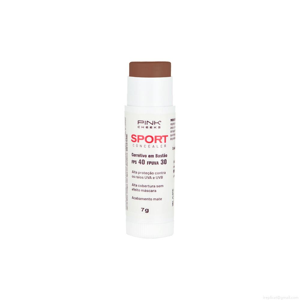 Corretivo em Bastão Cremoso com Protetor Solar Natural Pink Cheeks Sport Concealer FPS 40 FPUVA 30 C50 7 g Corretivo em Bastão Cremoso com Protetor Solar Natural Pink Cheeks Sport Concealer FPS 40 FPUVA 30 C50 7 g