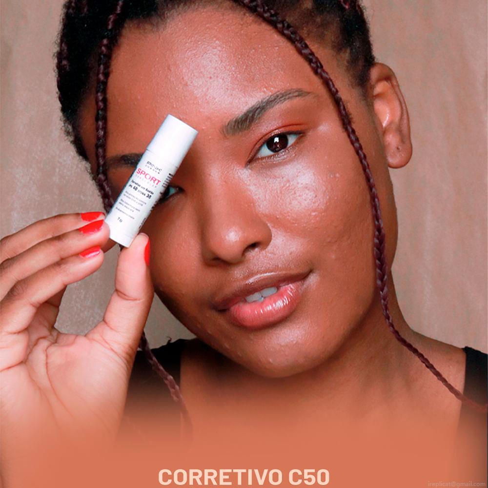 Corretivo em Bastão Cremoso com Protetor Solar Natural Pink Cheeks Sport Concealer FPS 40 FPUVA 30 C50 7 g Corretivo em Bastão Cremoso com Protetor Solar Natural Pink Cheeks Sport Concealer FPS 40 FPUVA 30 C50 7 g