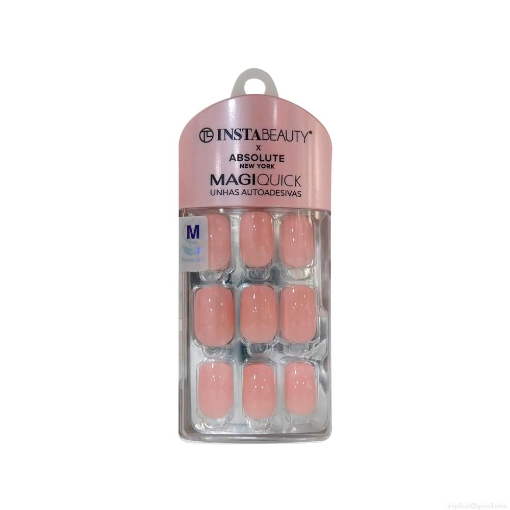 Unhas Postiças Média Autocolante Quadrada Pintada Absolute New York Magiquick Mocha Brown 24 Unidades Unhas Postiças Média Autocolante Quadrada Pintada Absolute New York Magiquick Mocha Brown 24 Unidades