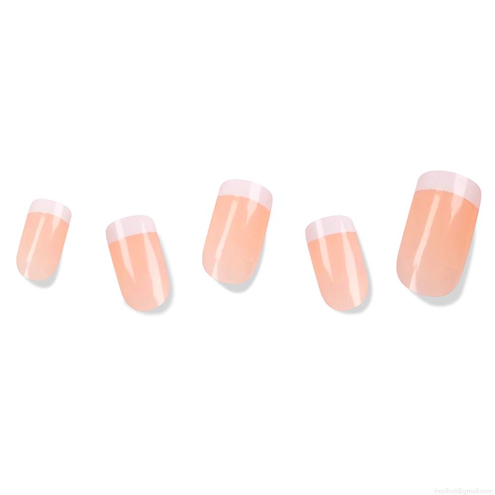 Unhas Postiças Média Autocolante Quadrada Pintada Absolute New York Magiquick French French 24 Unidades Unhas Postiças Média Autocolante Quadrada Pintada Absolute New York Magiquick French French 24 Unidades