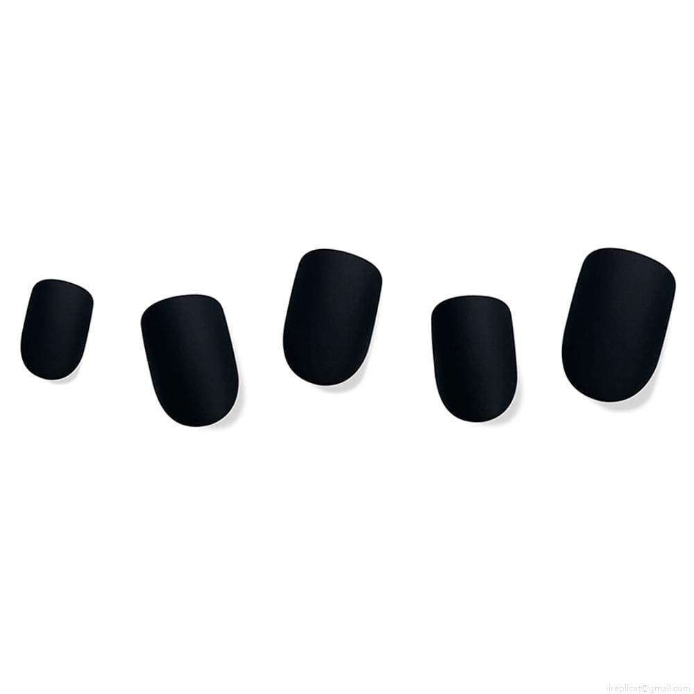 Unhas Postiças Curta Autocolante Quadrada Pintada Absolute New York Magiquick Eclipse Black 24 Unidades Unhas Postiças Curta Autocolante Quadrada Pintada Absolute New York Magiquick Eclipse Black 24 Unidades