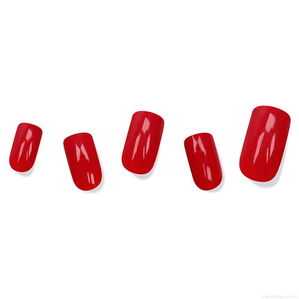 Unhas Postiças Média Autocolante Quadrada Pintada Absolute New York Magiquick Candy Red 24 Unidades Unhas Postiças Média Autocolante Quadrada Pintada Absolute New York Magiquick Candy Red 24 Unidades
