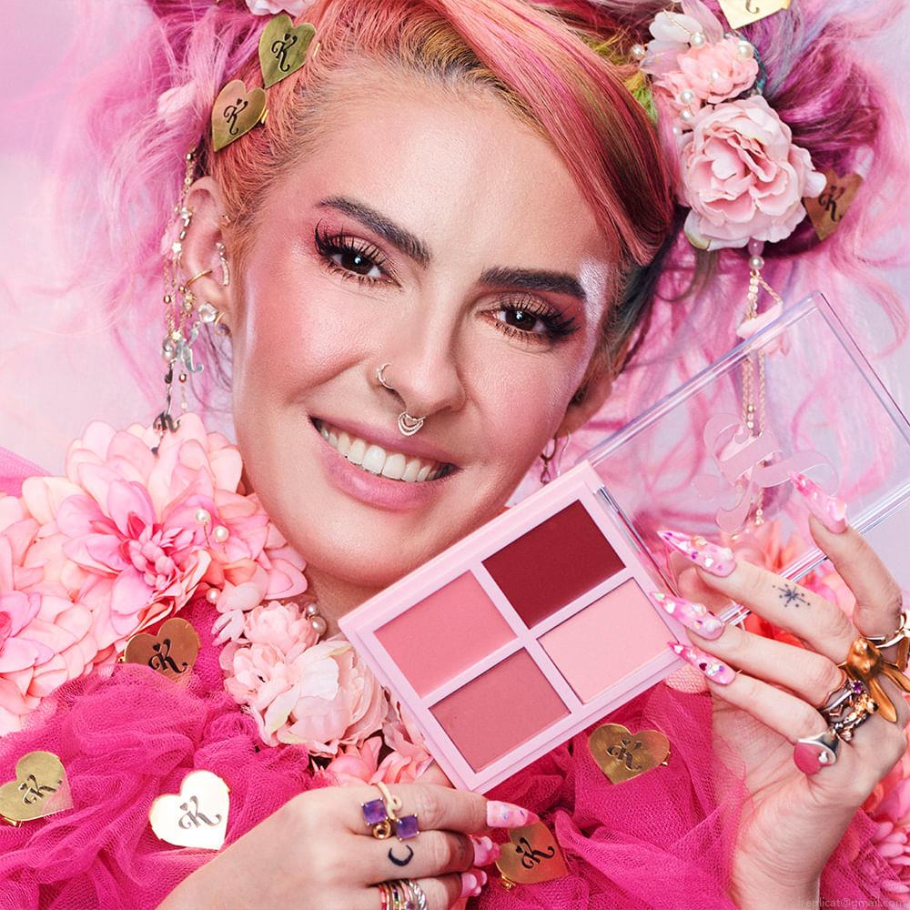 Paleta de Blush Pó + Creme Karen Bachini Beauty Selene 4 Shades 12 g Paleta de Blush Pó + Creme Karen Bachini Beauty Selene 4 Shades 12 g
