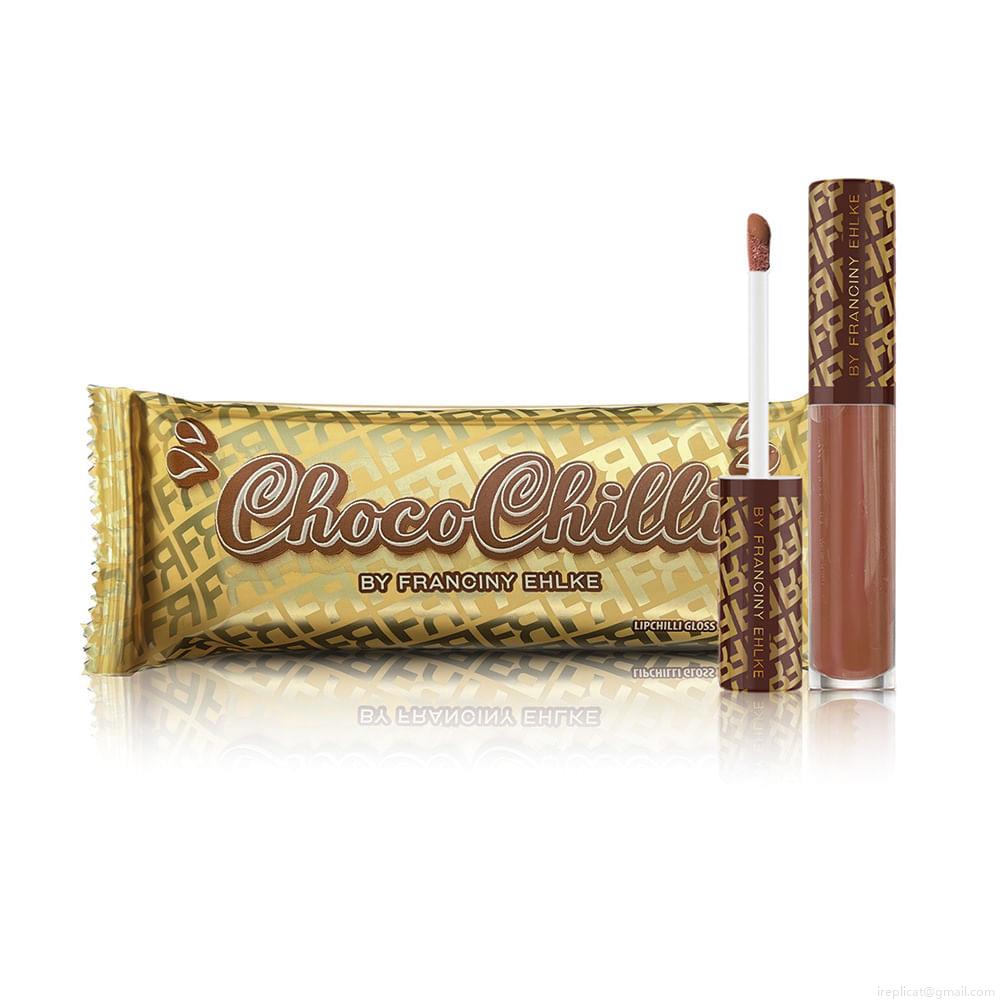 Gloss Labial Líquido de Volume Fran by Franciny Ehlke ChocoChilli Edição Limitada Marrom 3,3 g Gloss Labial Líquido de Volume Fran by Franciny Ehlke ChocoChilli Edição Limitada Marrom 3,3 g