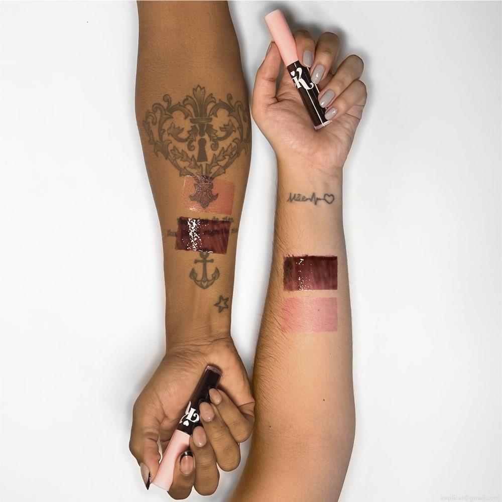 Gloss Labial Cintilante Karen Bachini Beauty Preto Tattoo 2,5 g Gloss Labial Cintilante Karen Bachini Beauty Preto Tattoo 2,5 g