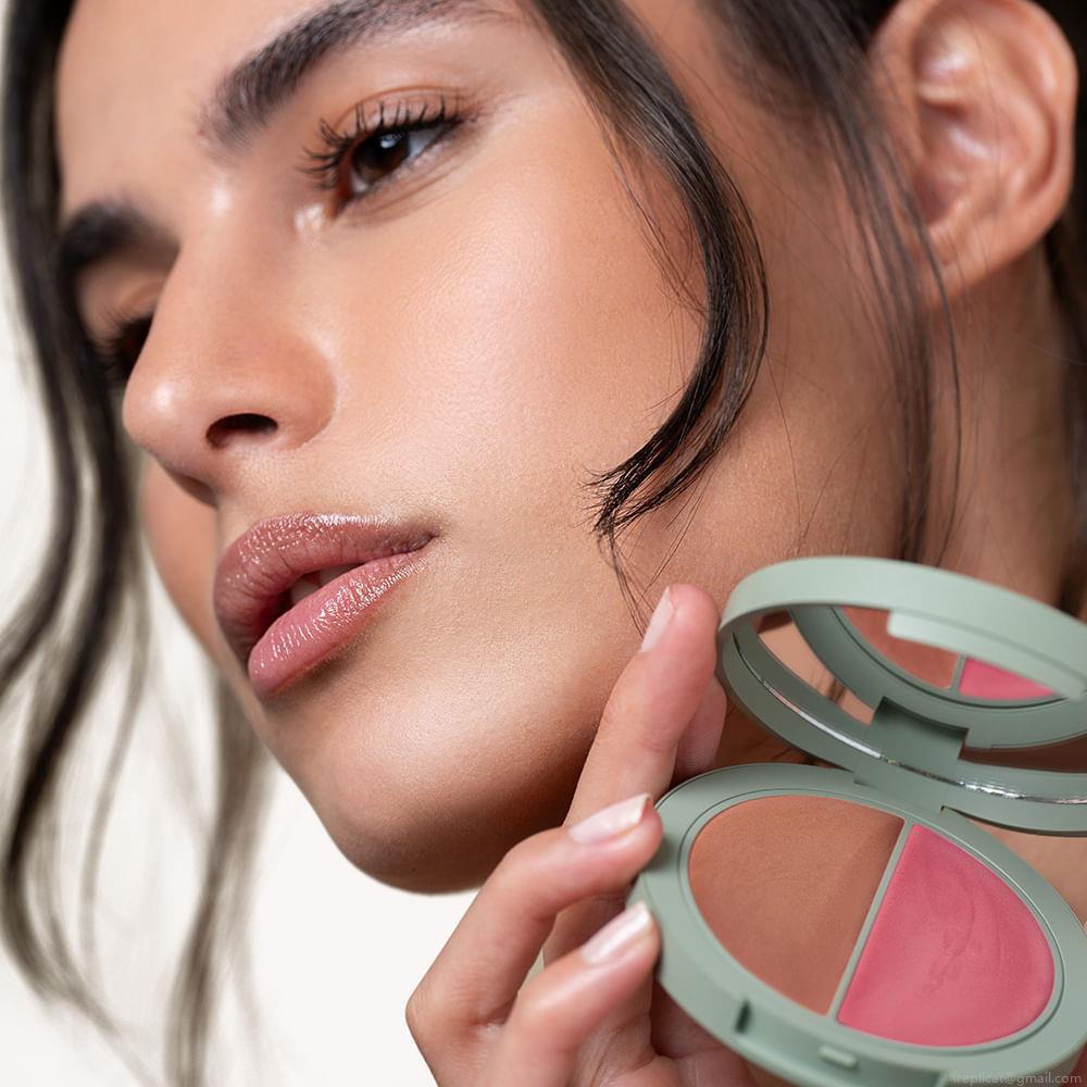 Blush e Iluminador Multifuncional Duo Care Natural Beauty Pink & Peach 10 g Blush e Iluminador Multifuncional Duo Care Natural Beauty Pink & Peach 10 g