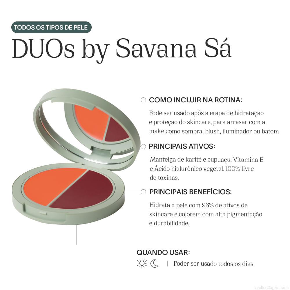 Blush e Iluminador Multifuncional Duo Care Natural Beauty Orange & Plum 10 g Blush e Iluminador Multifuncional Duo Care Natural Beauty Orange & Plum 10 g