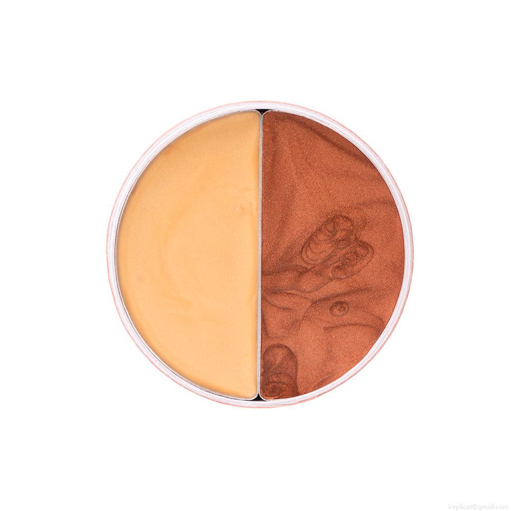 Blush e Iluminador Multifuncional Duo Care Natural Beauty Crystal & Gold 10 g Blush e Iluminador Multifuncional Duo Care Natural Beauty Crystal & Gold 10 g