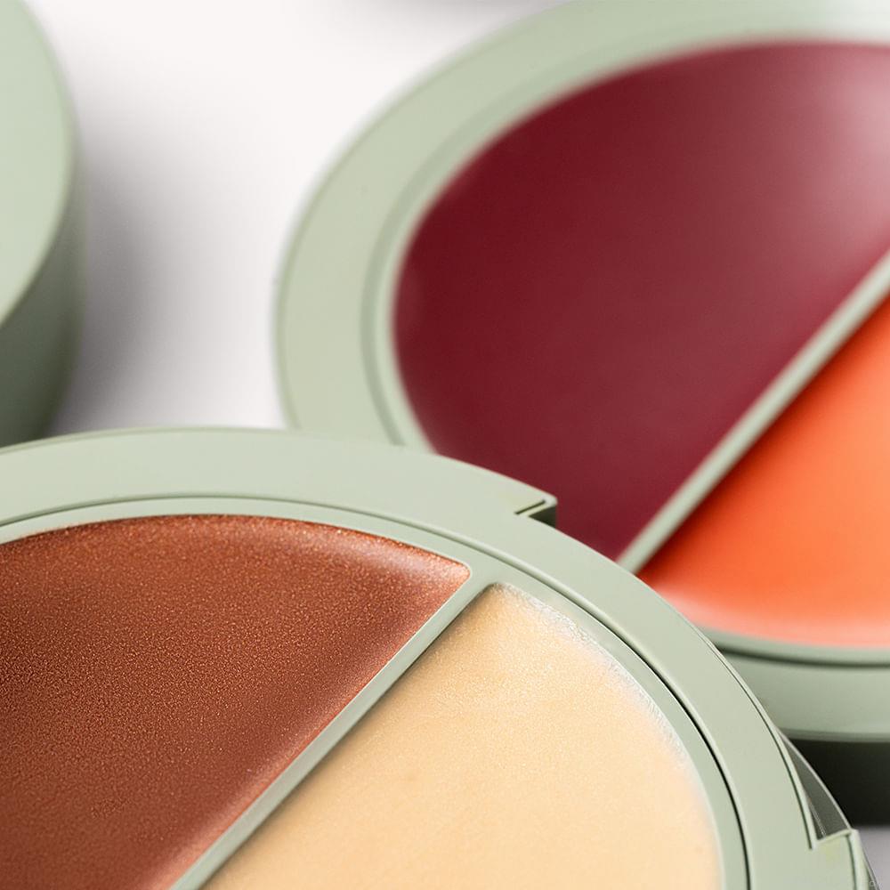 Blush e Iluminador Multifuncional Duo Care Natural Beauty Crystal & Gold 10 g Blush e Iluminador Multifuncional Duo Care Natural Beauty Crystal & Gold 10 g