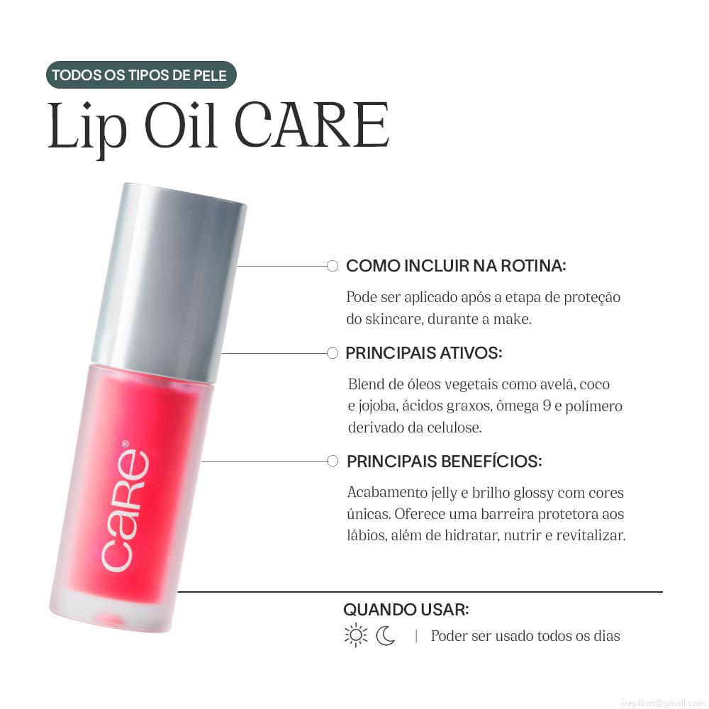 Lip Oil Care Natural Beauty Pinkish 4,2 ml Lip Oil Care Natural Beauty Pinkish 4,2 ml