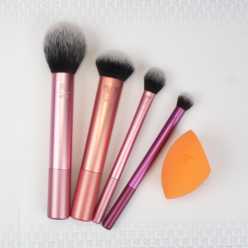 Kit de Pincéis para Maquiagem Real Techniques Everyday Essentials Set Roxo Kit de Pincéis para Maquiagem Real Techniques Everyday Essentials Set Roxo