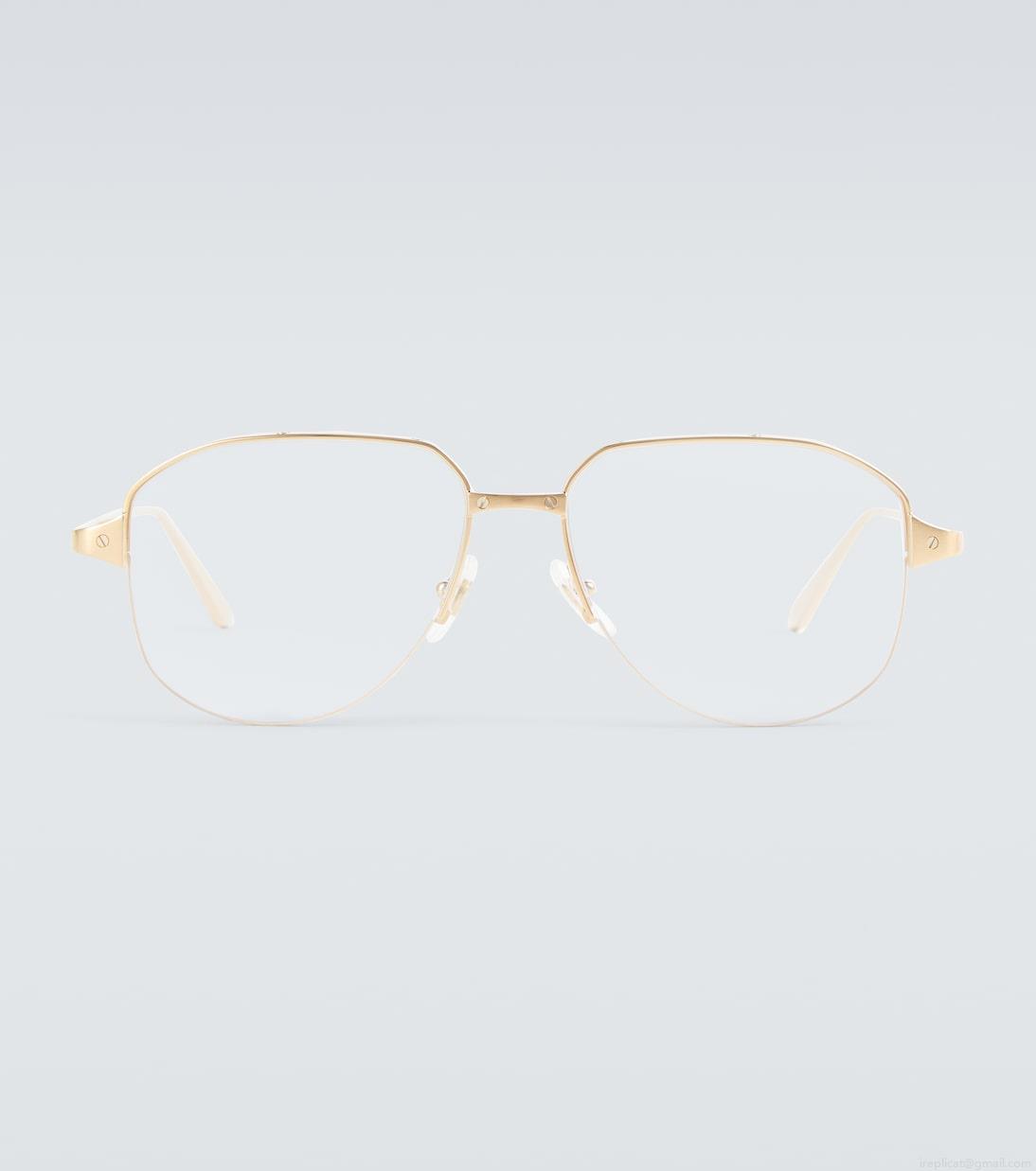 Cartier Eyewear CollectionAviator metal glasses Cartier Eyewear CollectionAviator metal glasses