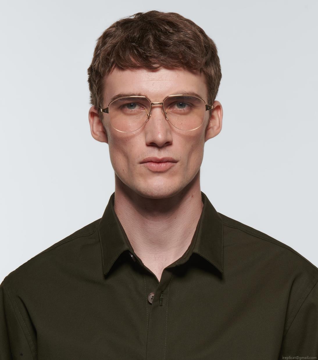 Cartier Eyewear CollectionAviator metal glasses Cartier Eyewear CollectionAviator metal glasses