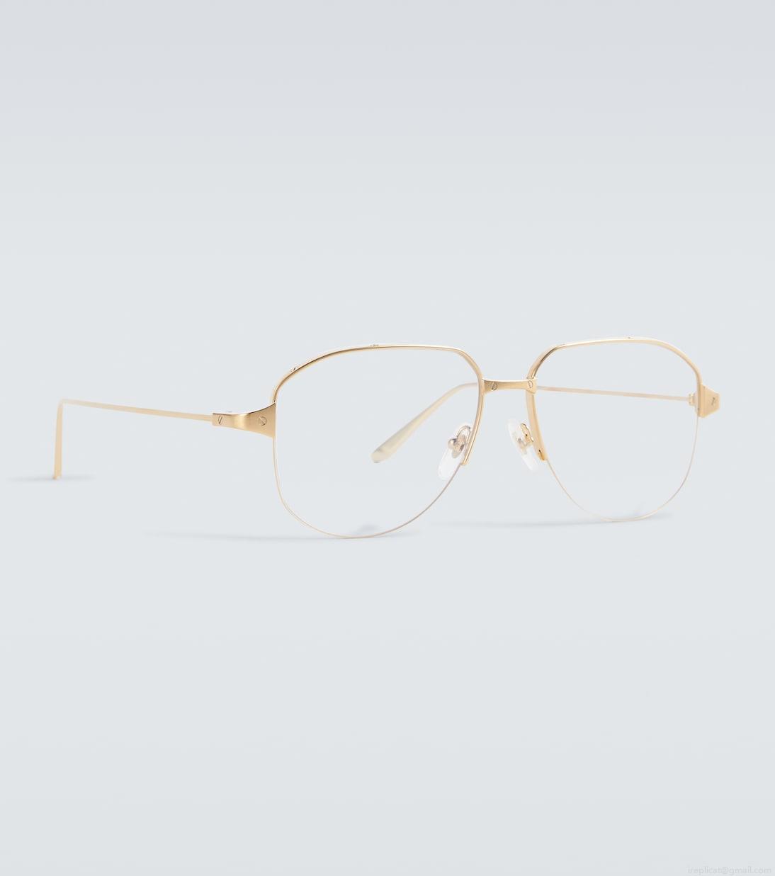 Cartier Eyewear CollectionAviator metal glasses Cartier Eyewear CollectionAviator metal glasses