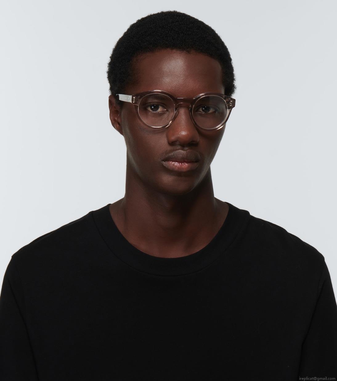 Celine EyewearRound-frame acetate glasses Celine EyewearRound-frame acetate glasses