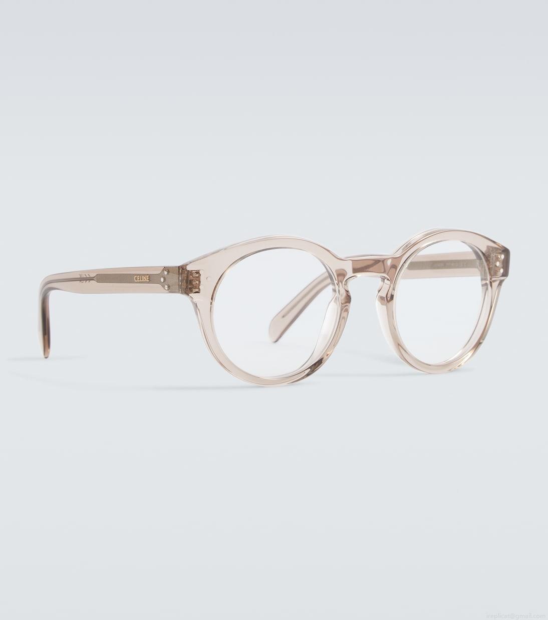 Celine EyewearRound-frame acetate glasses Celine EyewearRound-frame acetate glasses