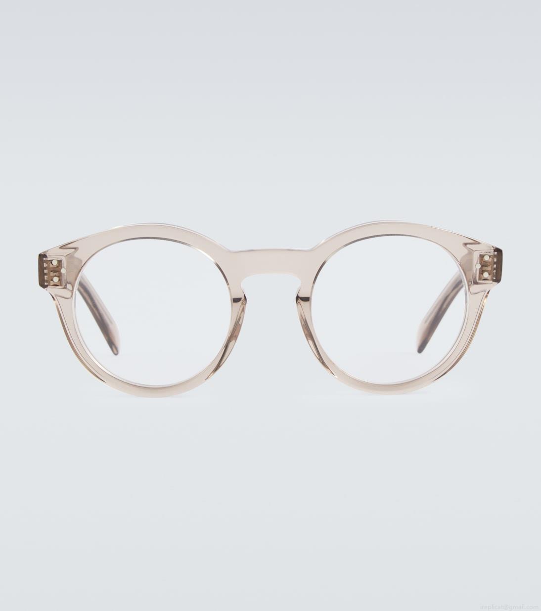 Celine EyewearRound-frame acetate glasses Celine EyewearRound-frame acetate glasses