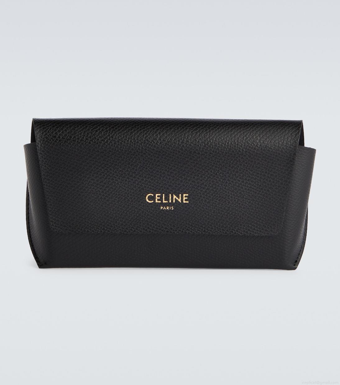 Celine EyewearRound-frame acetate glasses Celine EyewearRound-frame acetate glasses