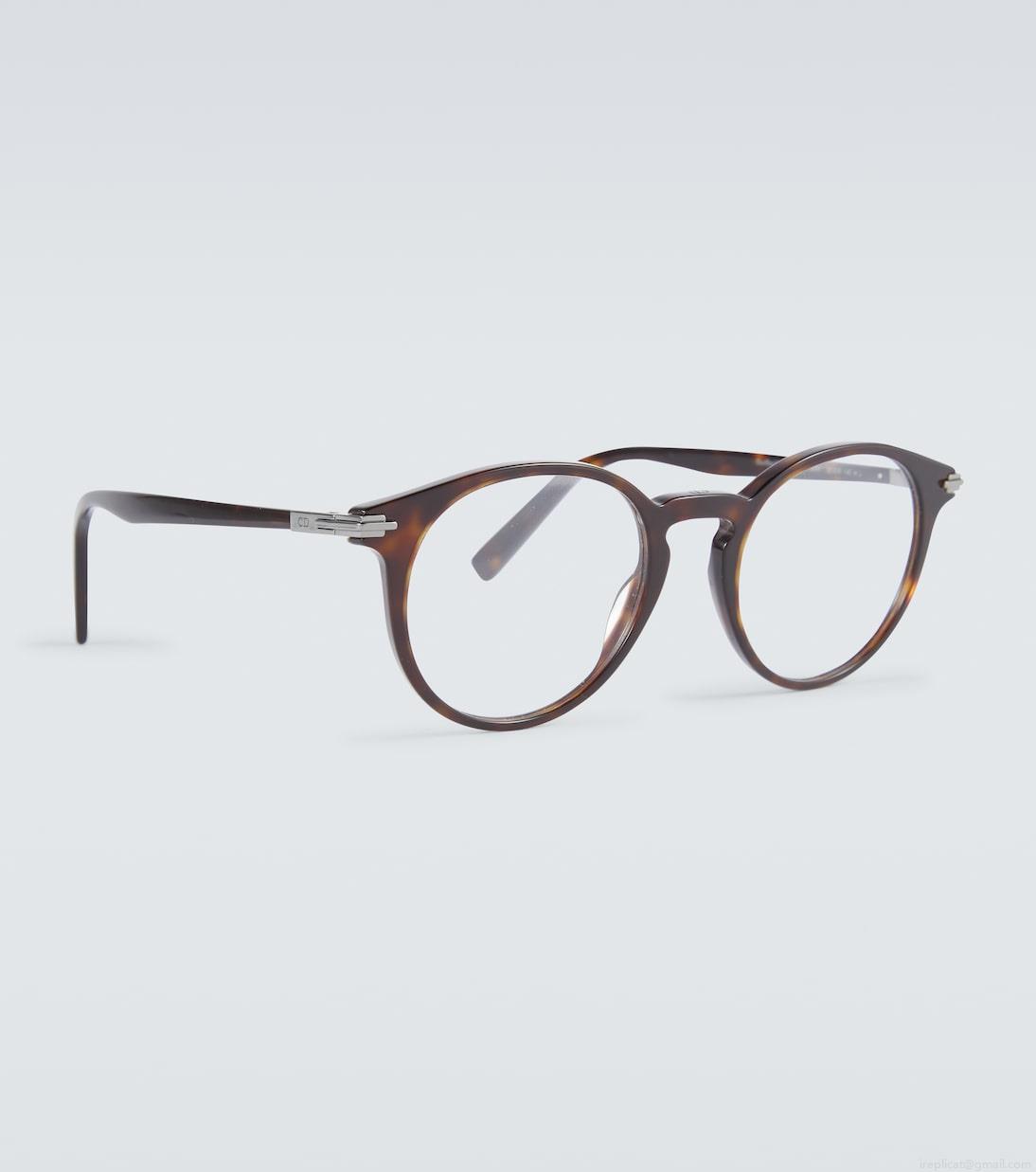 Dior EyewearDiorBlackSuitO R6I round glasses Dior EyewearDiorBlackSuitO R6I round glasses