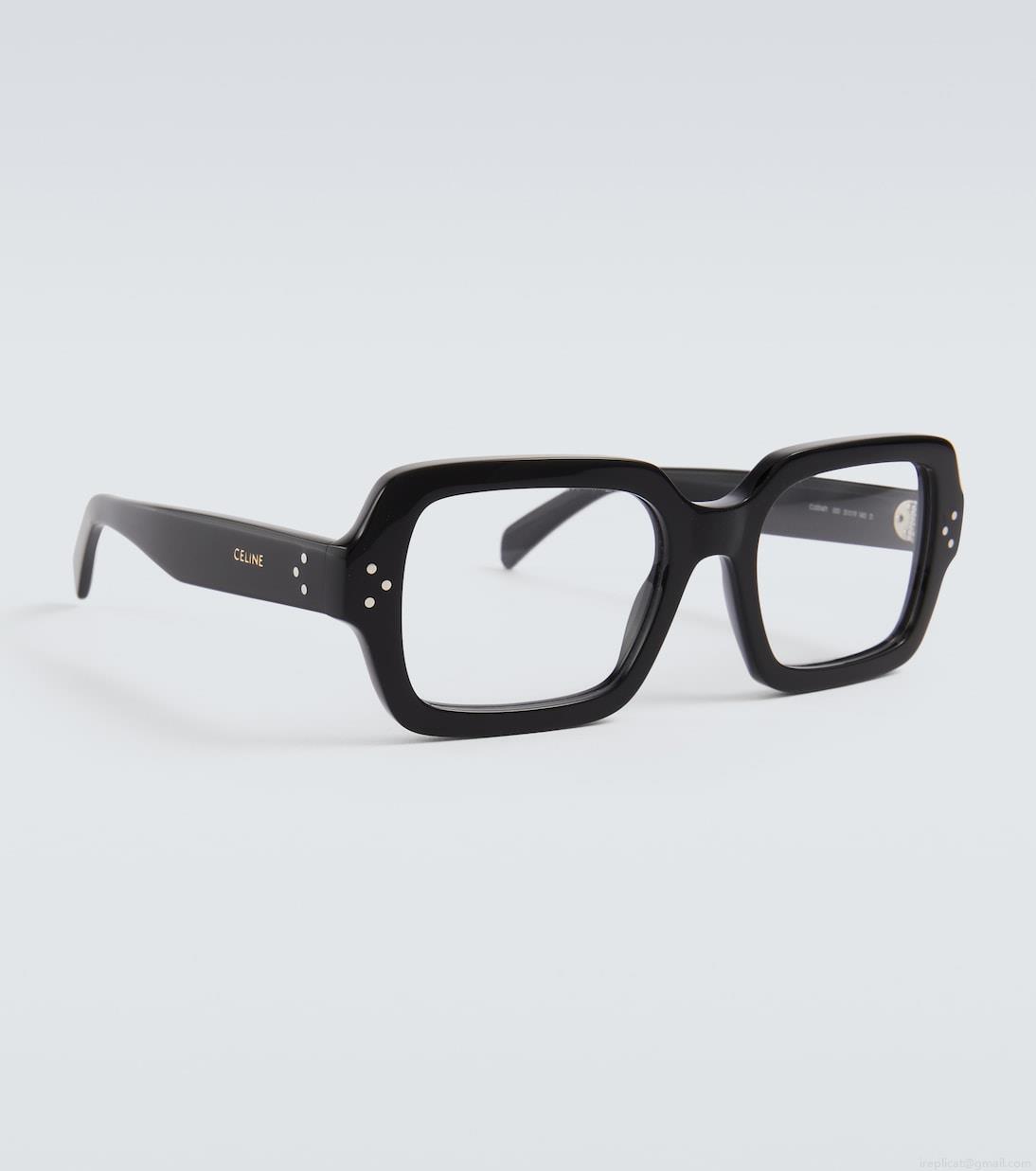Celine EyewearBold 3 Dots rectangular glasses Celine EyewearBold 3 Dots rectangular glasses