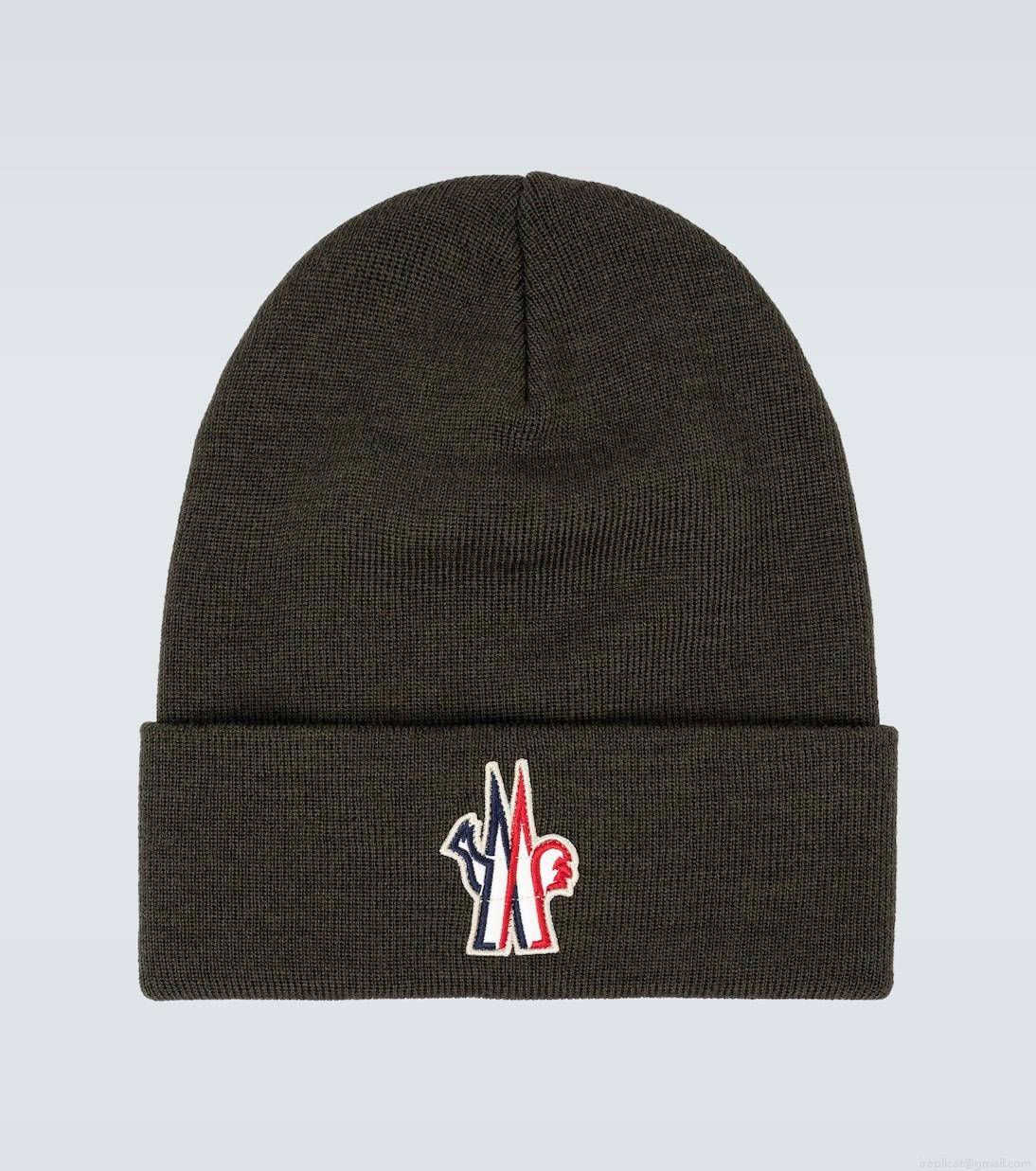 Moncler GrenobleKnitted wool beanie Moncler GrenobleKnitted wool beanie
