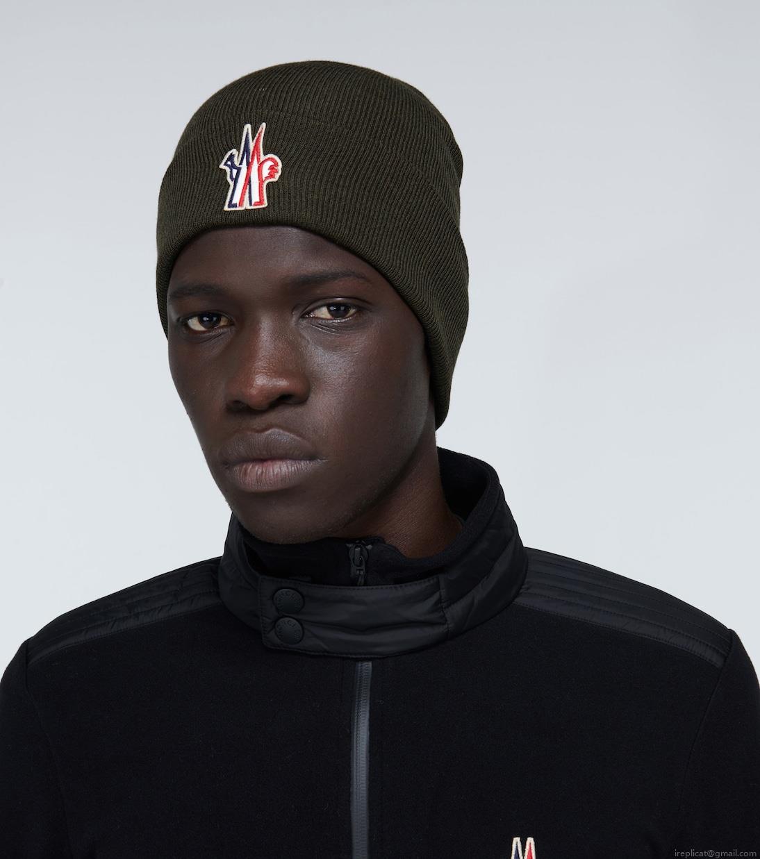 Moncler GrenobleKnitted wool beanie Moncler GrenobleKnitted wool beanie