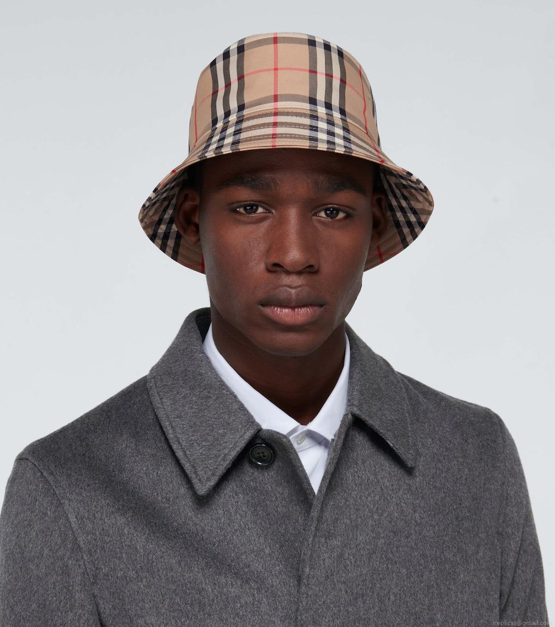BurberryVintage check bucket hat BurberryVintage check bucket hat