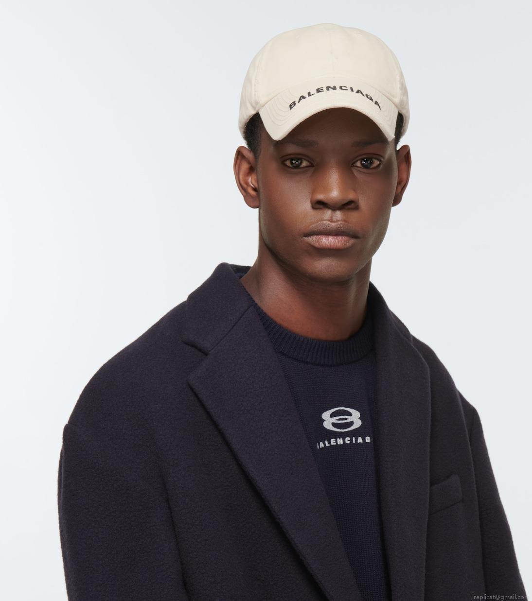 BalenciagaLogo cotton baseball cap BalenciagaLogo cotton baseball cap