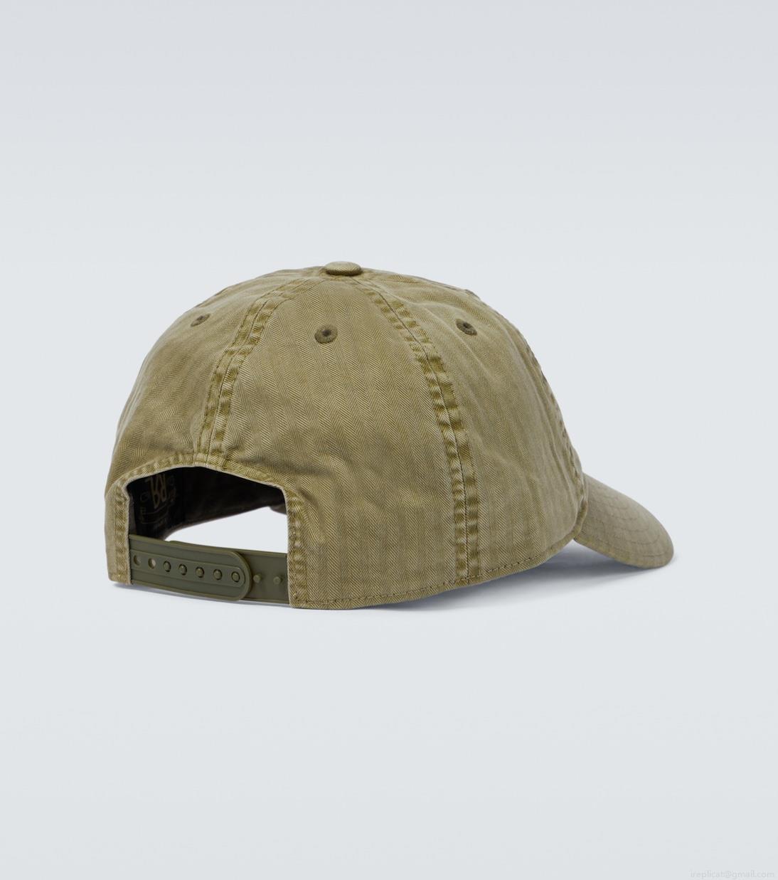 RRLEmbroidered cotton cap RRLEmbroidered cotton cap