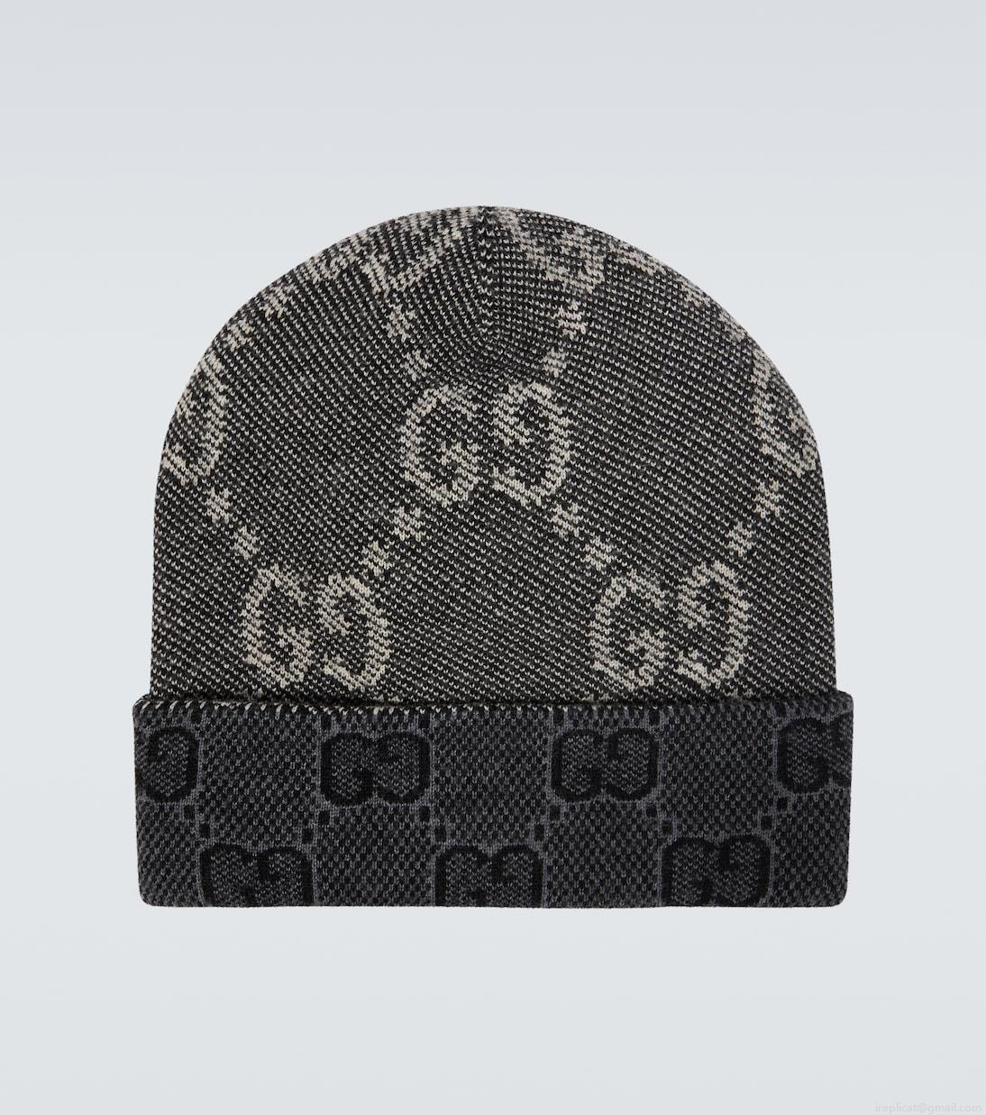 GucciGG jacquard wool beanie GucciGG jacquard wool beanie