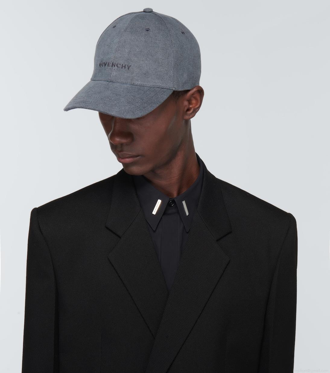 GivenchyEmbroidered cotton cap GivenchyEmbroidered cotton cap