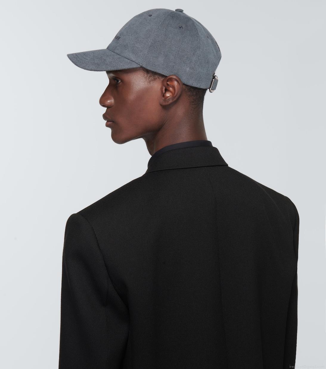 GivenchyEmbroidered cotton cap GivenchyEmbroidered cotton cap