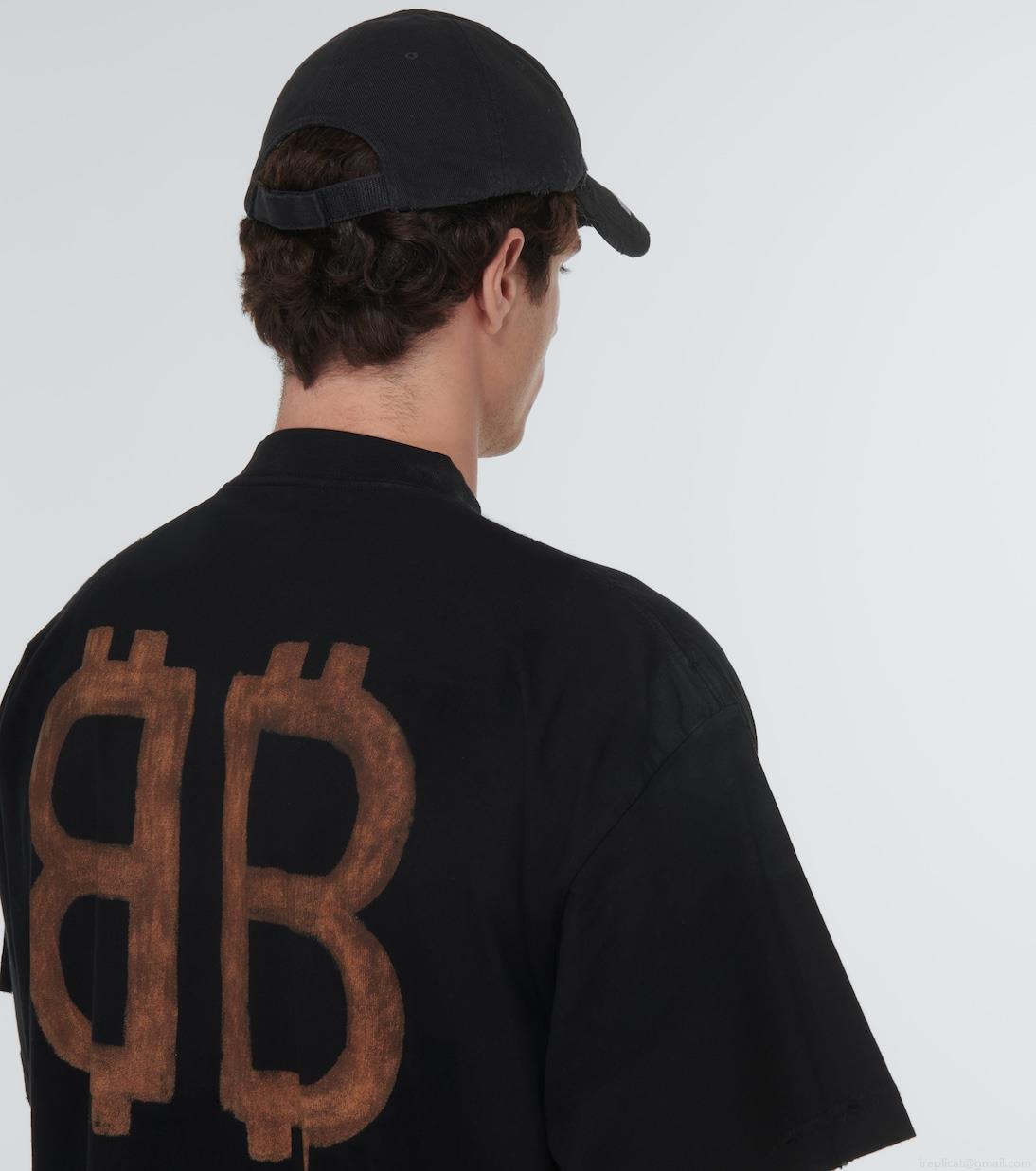 BalenciagaBB logo cotton cap BalenciagaBB logo cotton cap