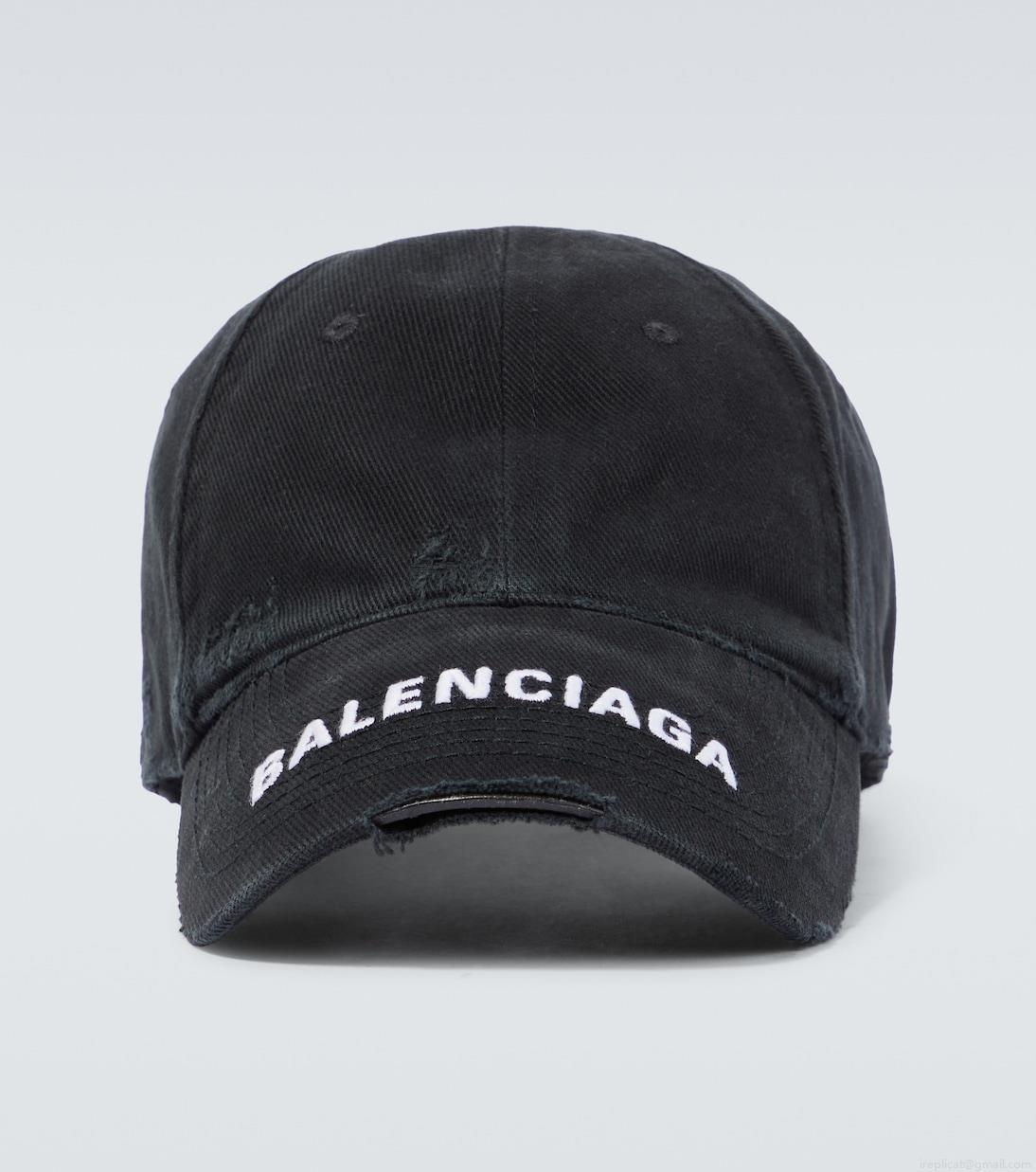BalenciagaBB logo cotton cap BalenciagaBB logo cotton cap
