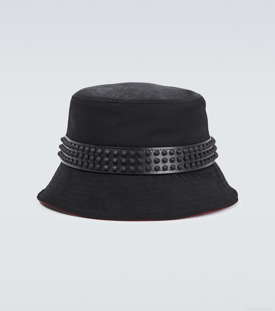 Christian LouboutinBobino Spikes canvas bucket hat Christian LouboutinBobino Spikes canvas bucket hat
