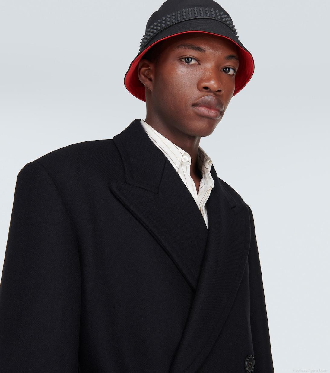 Christian LouboutinBobino Spikes canvas bucket hat Christian LouboutinBobino Spikes canvas bucket hat