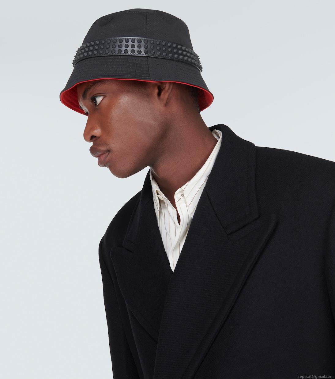Christian LouboutinBobino Spikes canvas bucket hat Christian LouboutinBobino Spikes canvas bucket hat