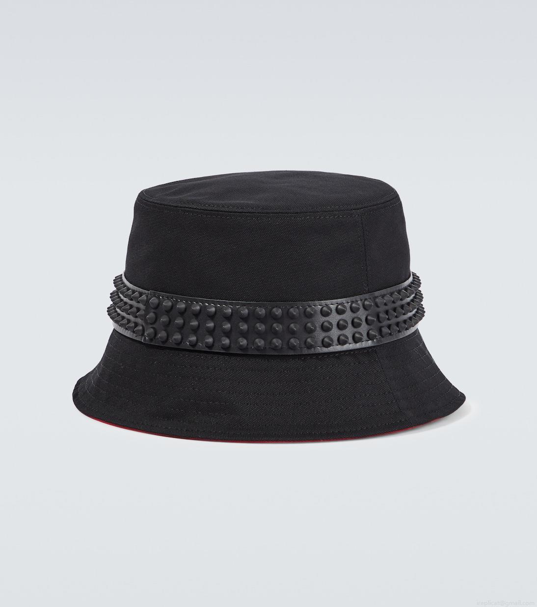 Christian LouboutinBobino Spikes canvas bucket hat Christian LouboutinBobino Spikes canvas bucket hat